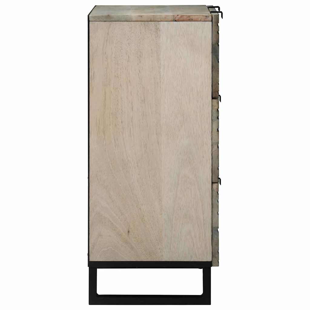 Kreveta s ladicama Bijelo 60 x 33.5 x 75 cm masivno drvo manga