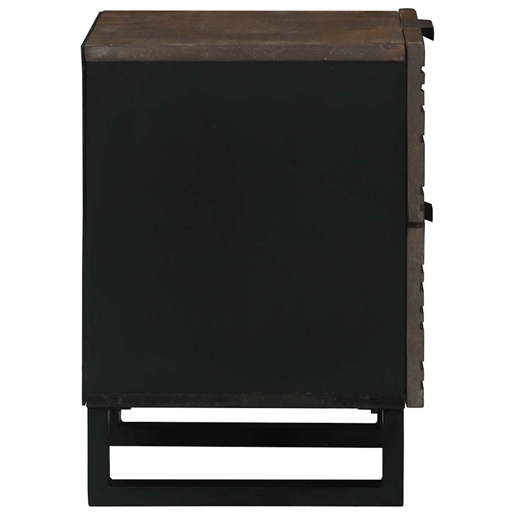 Noćni ormar 2 pcs Orah 40 x 33 x 46 cm Konstruirano drvo