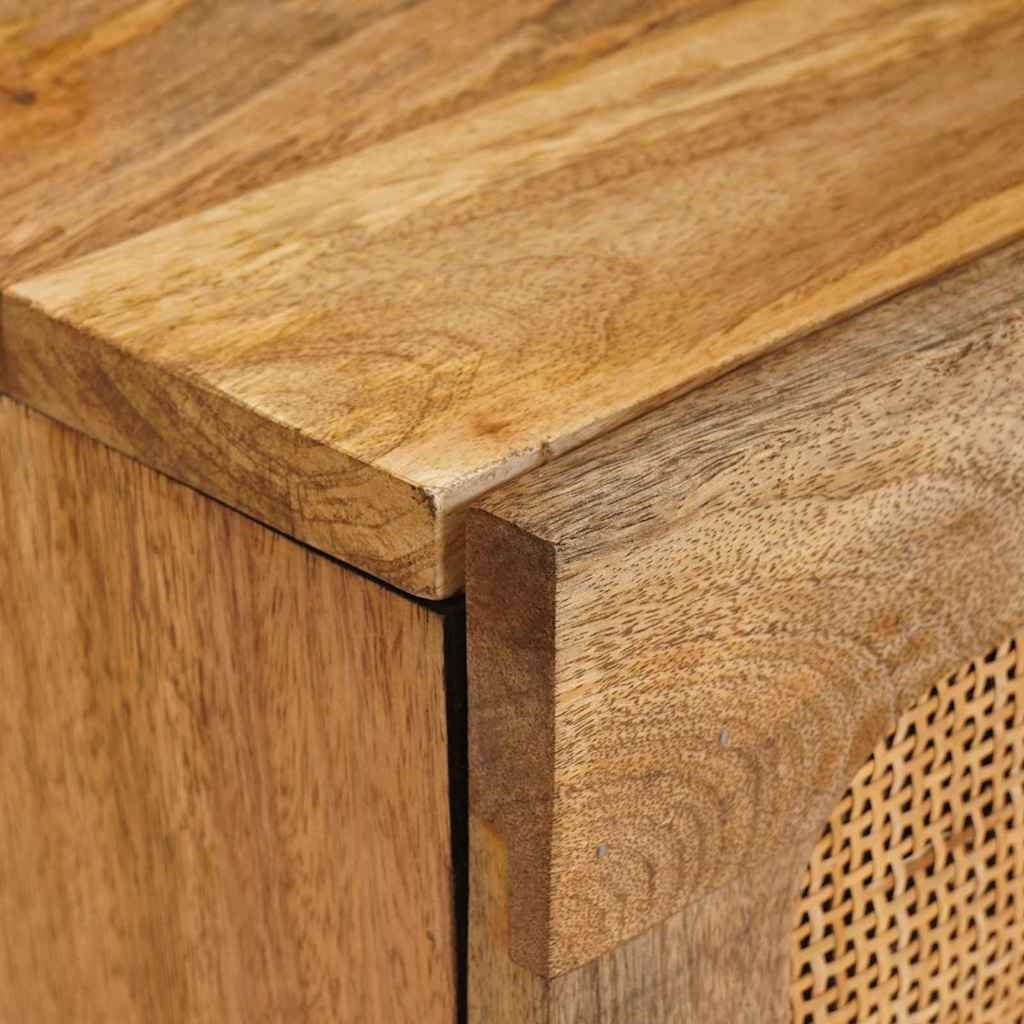 TV ormar s policom Smeđa 105 x 33 x 46 cm Čvrsto drvo manga