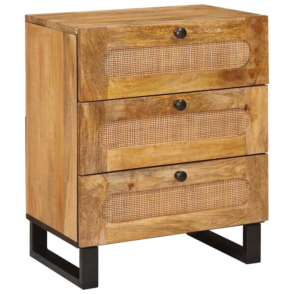 Noćni ormar Prirodna 50 x 33 x 62 cm Čvrsto drvo manga