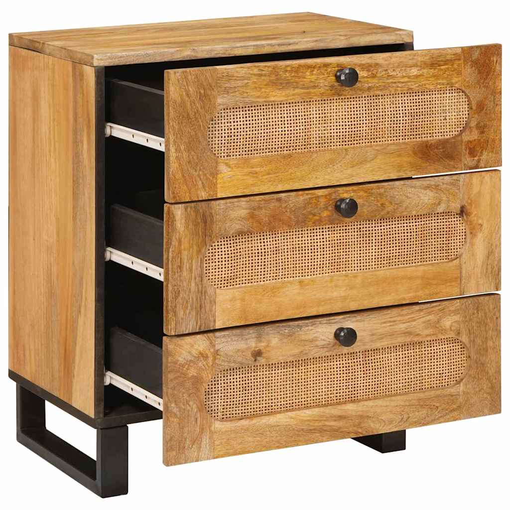 Noćni ormar Prirodna 50 x 33 x 62 cm Čvrsto drvo manga