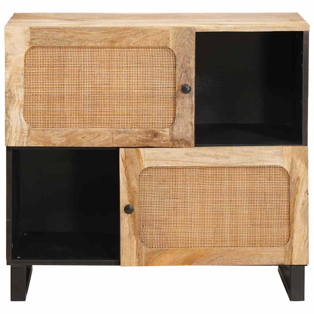 Kreveta s pohranom Smeđa 80 x 33 x 75 cm Čvrsto drvo manga