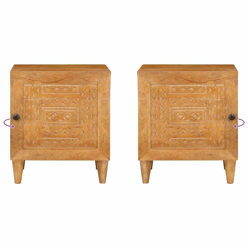 Noćni ormar Svijetlosmeđa 80 x 50 x 40 cm Konstruirano drvo