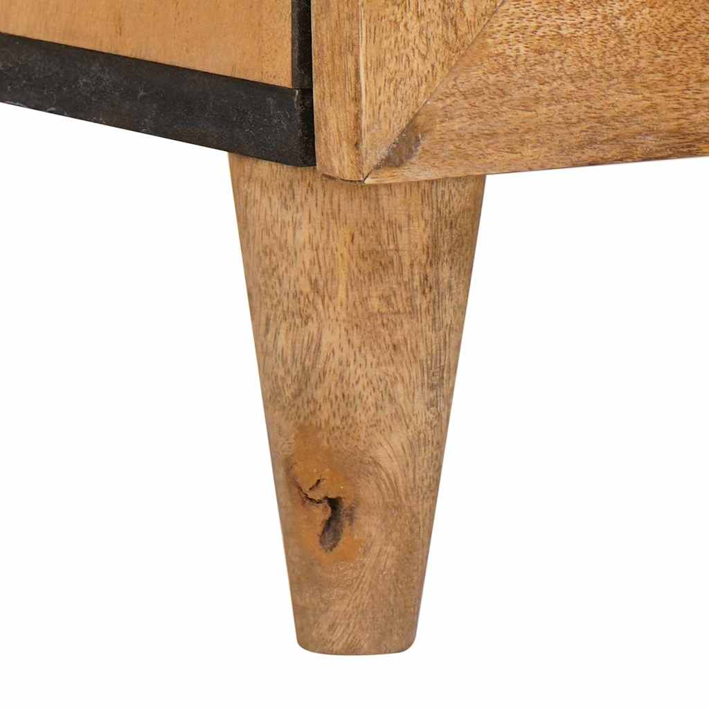 Highboard Svjetlosmeđa 60 x 33 x 100 cm masivno drvo manga