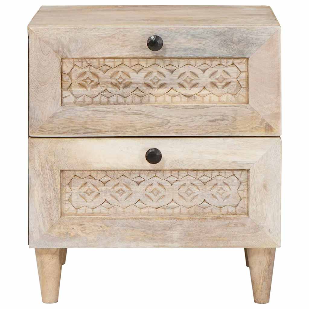 Noćni ormar 2 kom. Bijela 40 x 33 x 46 cm Konstruirano drvo