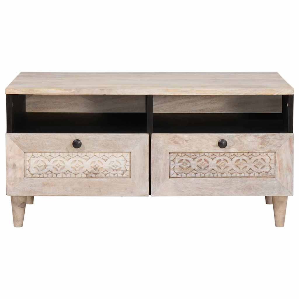 Kava Stol Bijela 80 x 54 x 40 cm Konstruirano drvo
