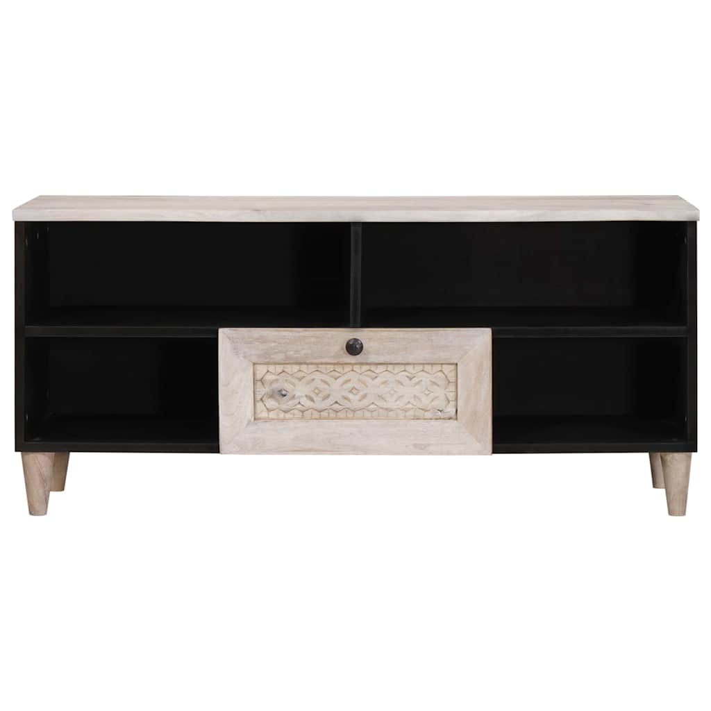 TV Jedinice s policom Bijelo 105 x 33 x 46 cm Konstruirano drvo