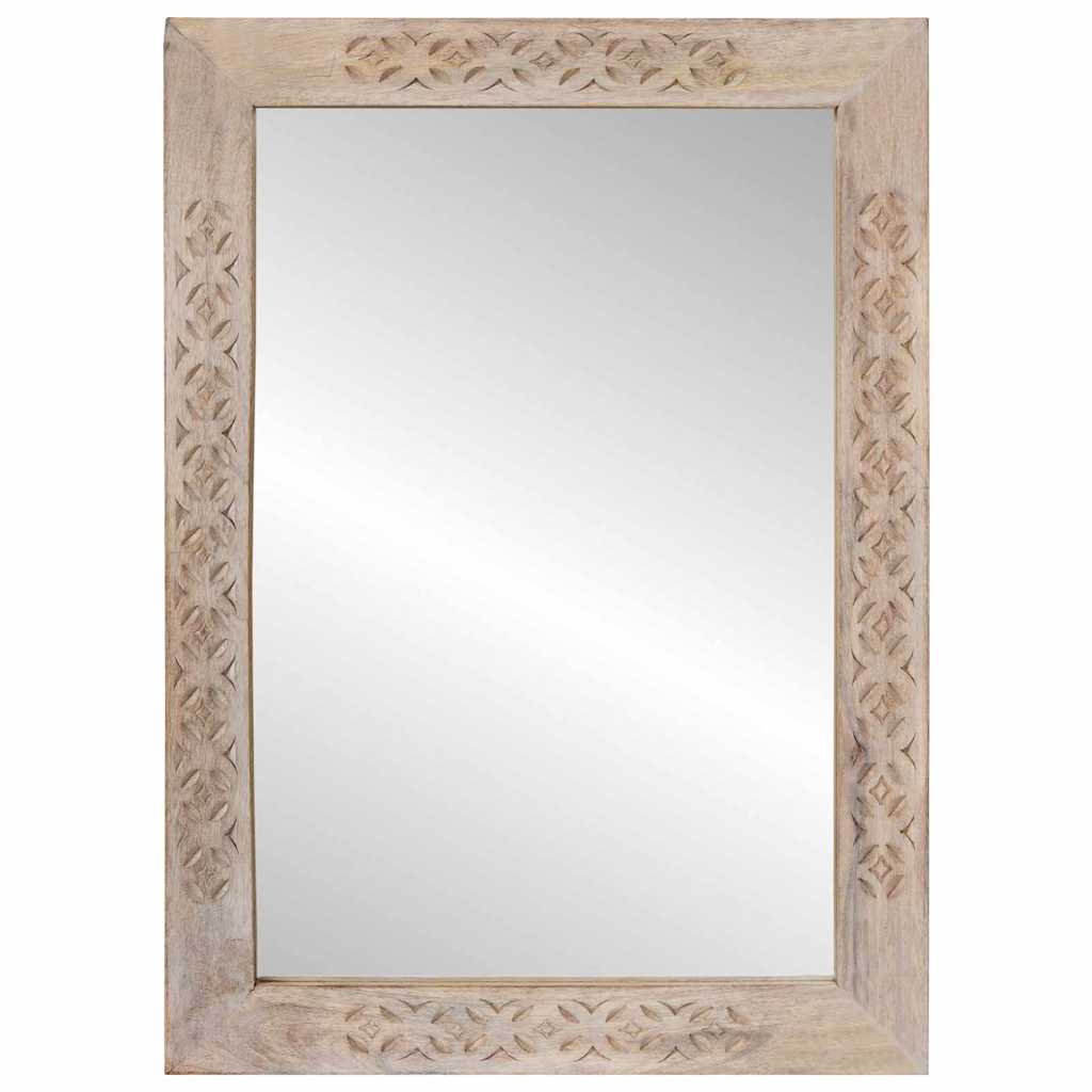 Zrcalo za kupaonicu Pravokutni Bijela 50 x 2,5 x 70 cm