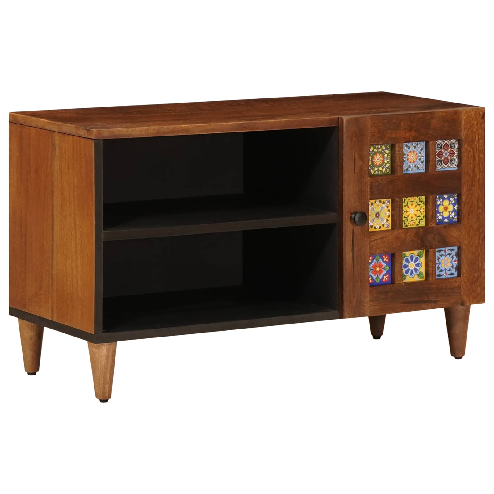 TV ormar s pohranom Orah 80 x 33 x 46 cm Čvrsto drvo manga