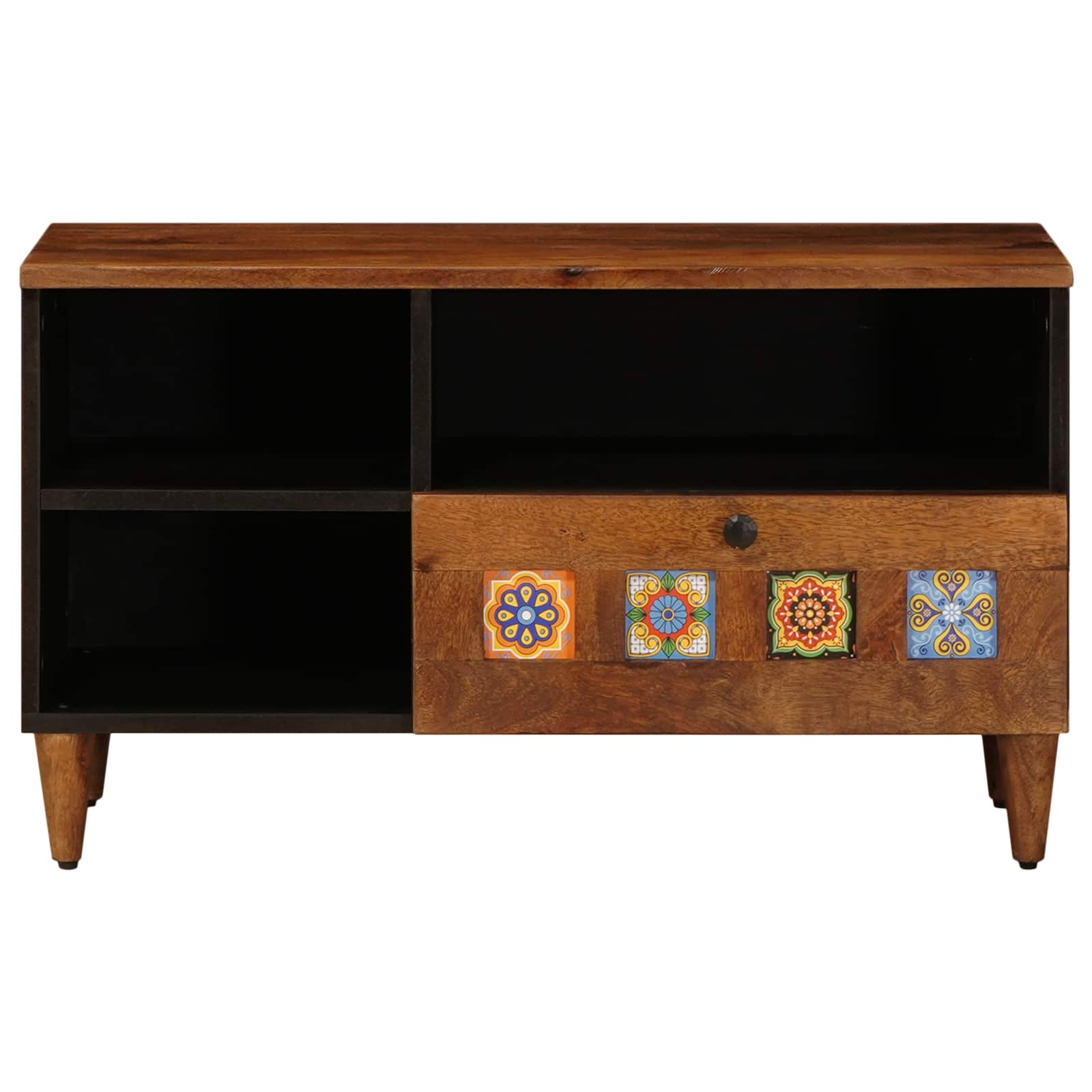 TV ormar s ladicama Orah 80 x 33 x 46 cm Čvrsto drvo manga