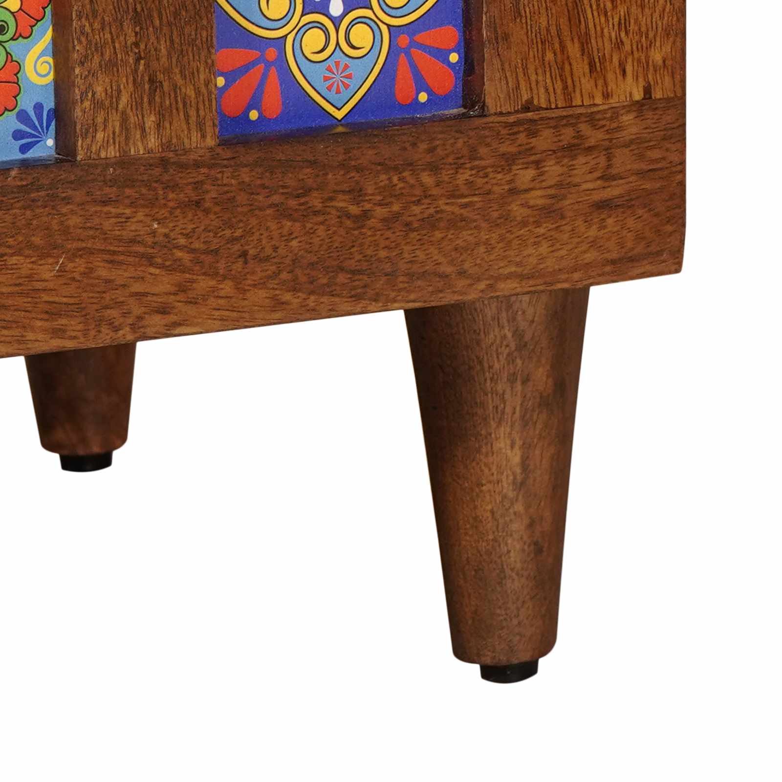 Highboard s ladicama Orah 60 x 33,5 x 100 cm Čvrsto drvo manga