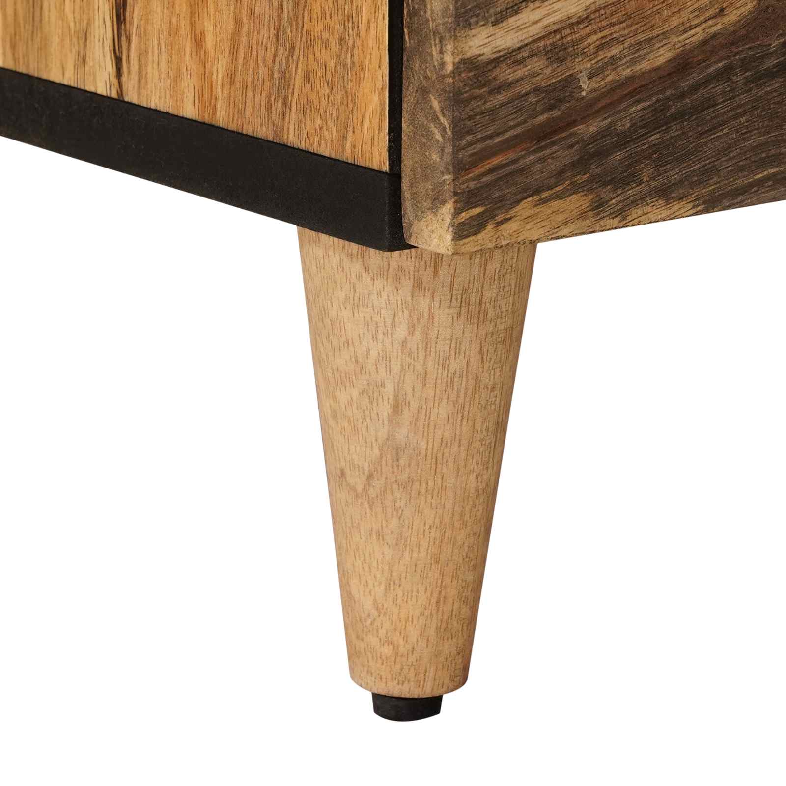 TV ormar s ladicama Prirodna 70 x 33 x 46 cm Čvrsto drvo manga