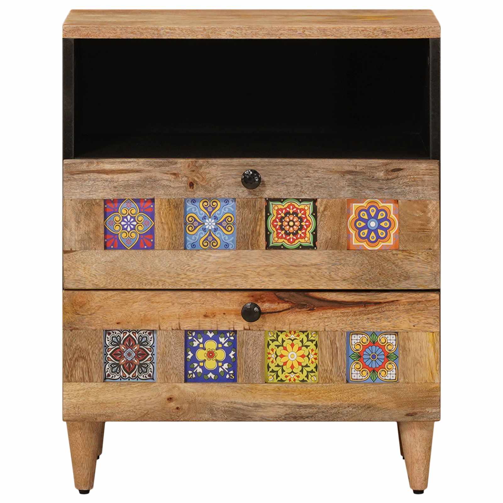 Noćni ormar Prirodna 50 x 33 x 62 cm Čvrsto drvo manga