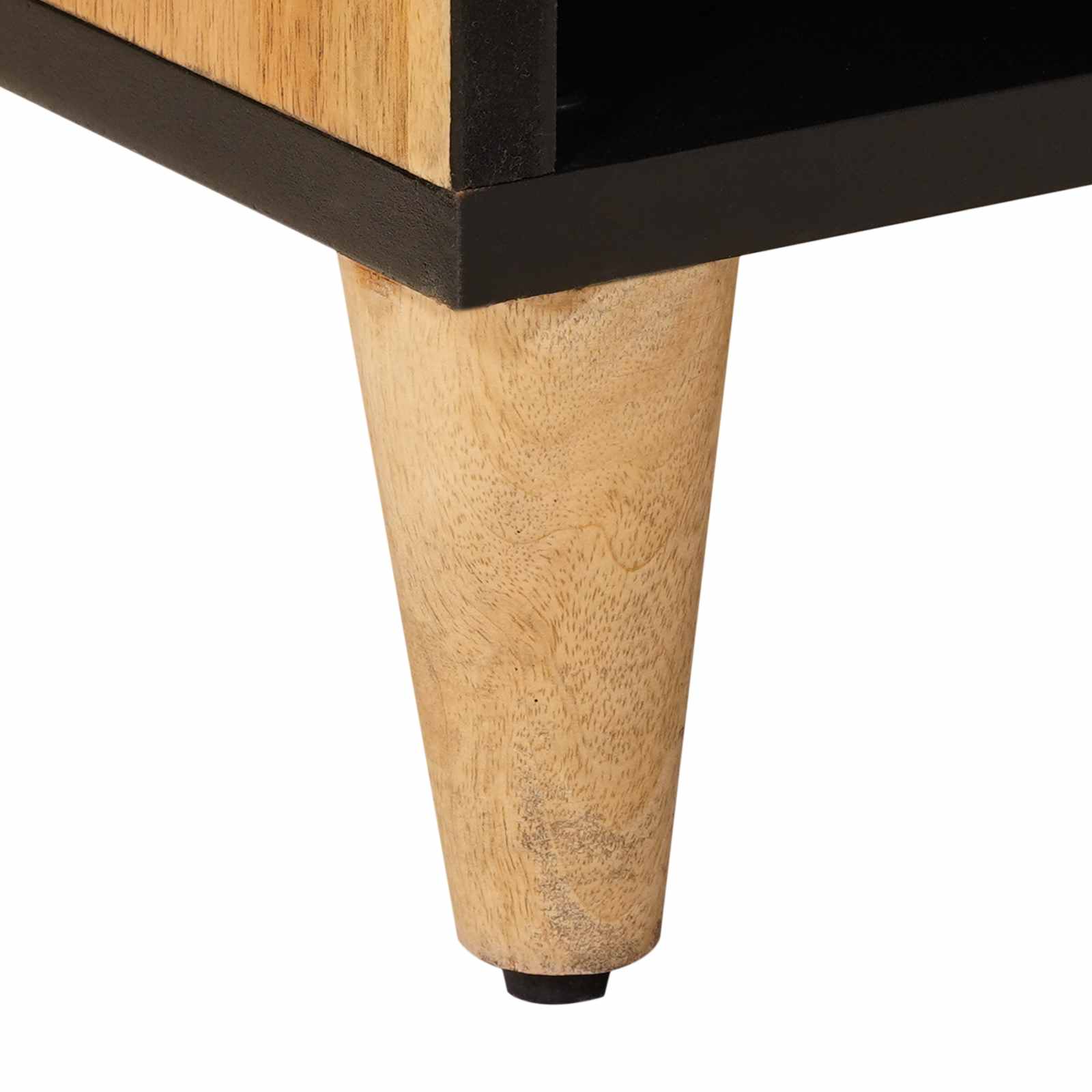 TV ormar s ladicama Prirodna 100 x 33 x 46 cm Čvrsto drvo manga