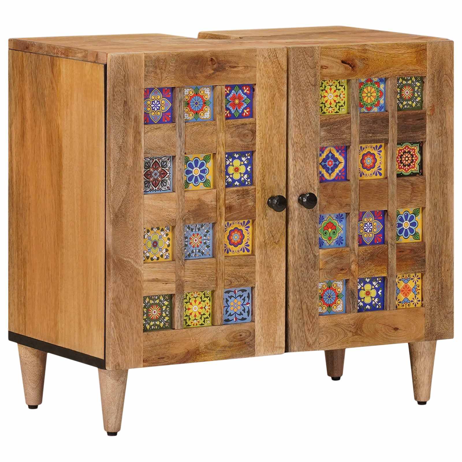 Kupaonski ormarić za sudoper s vratima Prirodna 62 x 33 x 58 cm
