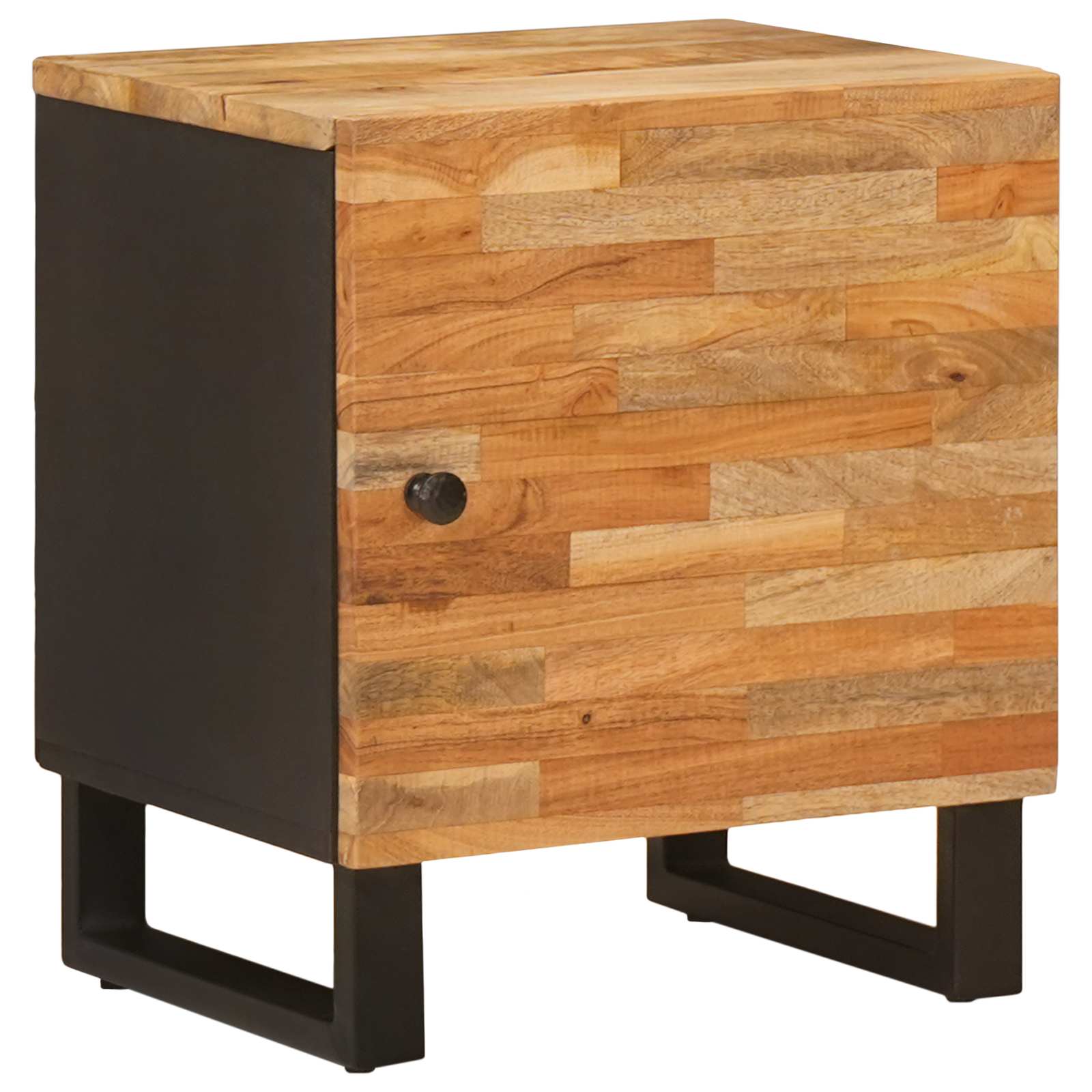 Noćni ormar 2 pcs Smeđa 40 x 33 x 46 cm Čvrsto drvo manga