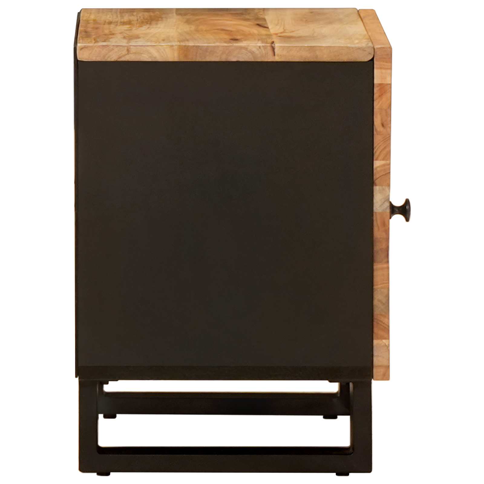 Noćni ormar 2 pcs Smeđa 40 x 33 x 46 cm Čvrsto drvo manga