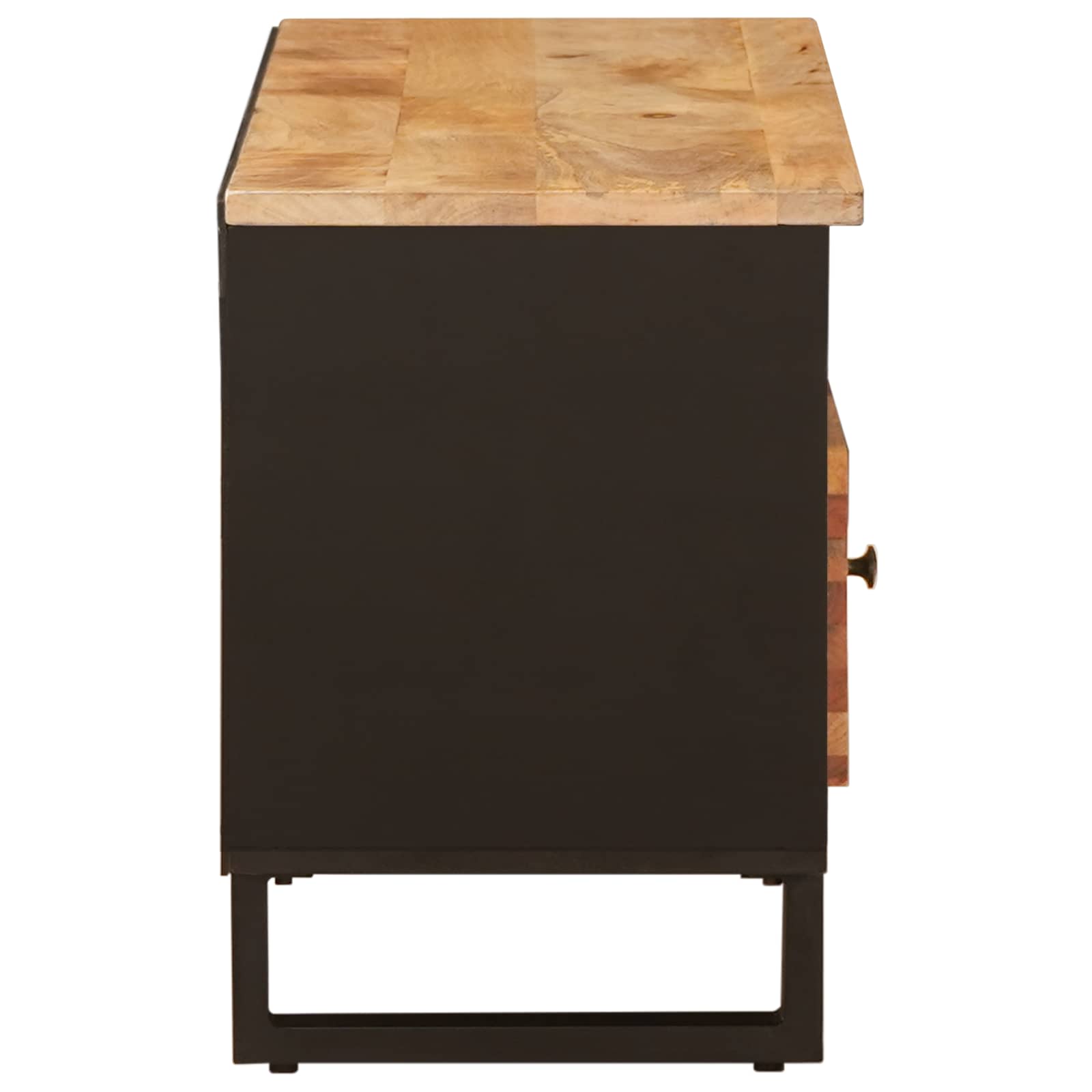 TV ormar s ladicama Smeđa 100 x 33 x 46 cm Čvrsto drvo manga
