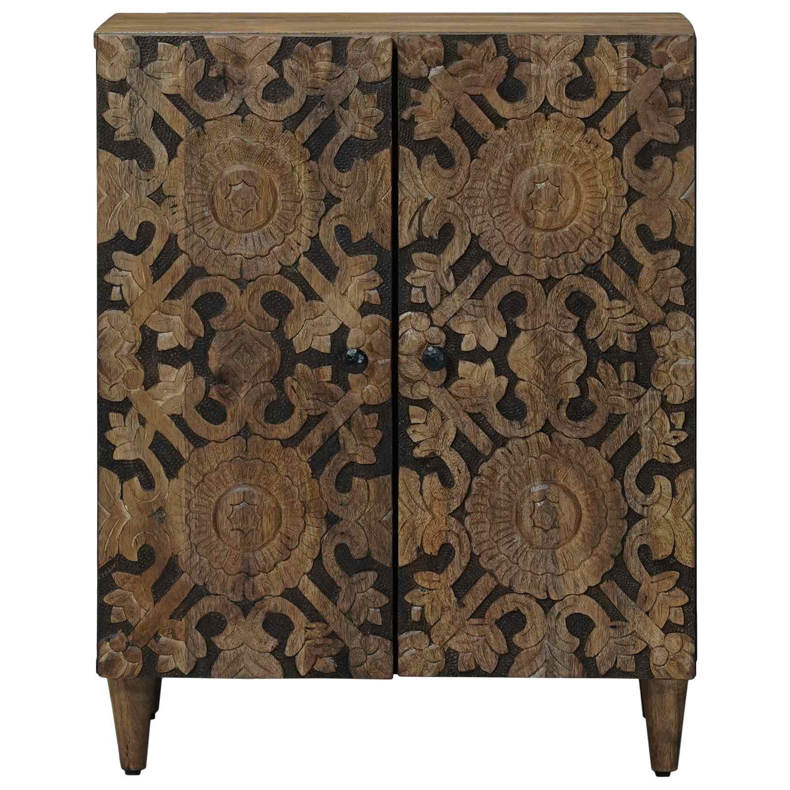 Sideboard za Pohranu Smeđa 60 x 33,5 x 75 cm Čvrsto drvo manga