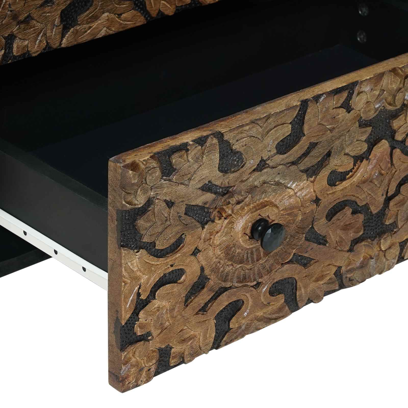 Sideboard za Pohranu Smeđa 60 x 33,5 x 75 cm Čvrsto drvo manga