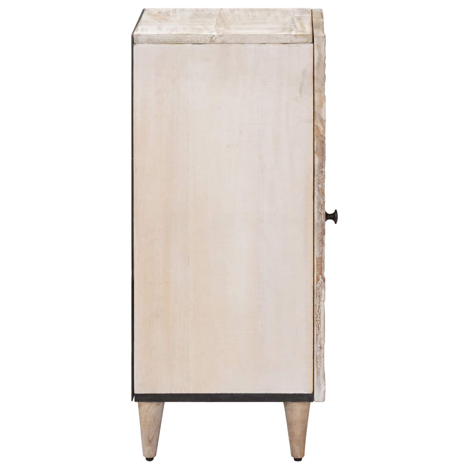 Kreveta s pohranom Bijelo 40 x 33,5 x 75 cm Čvrsto drvo manga