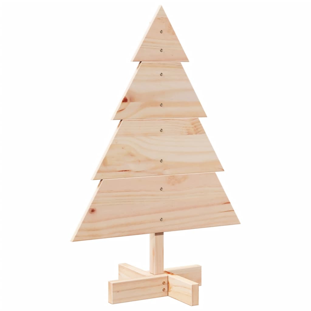 Drveno ukrasno božićno drvce 70 cm masivno drvo
