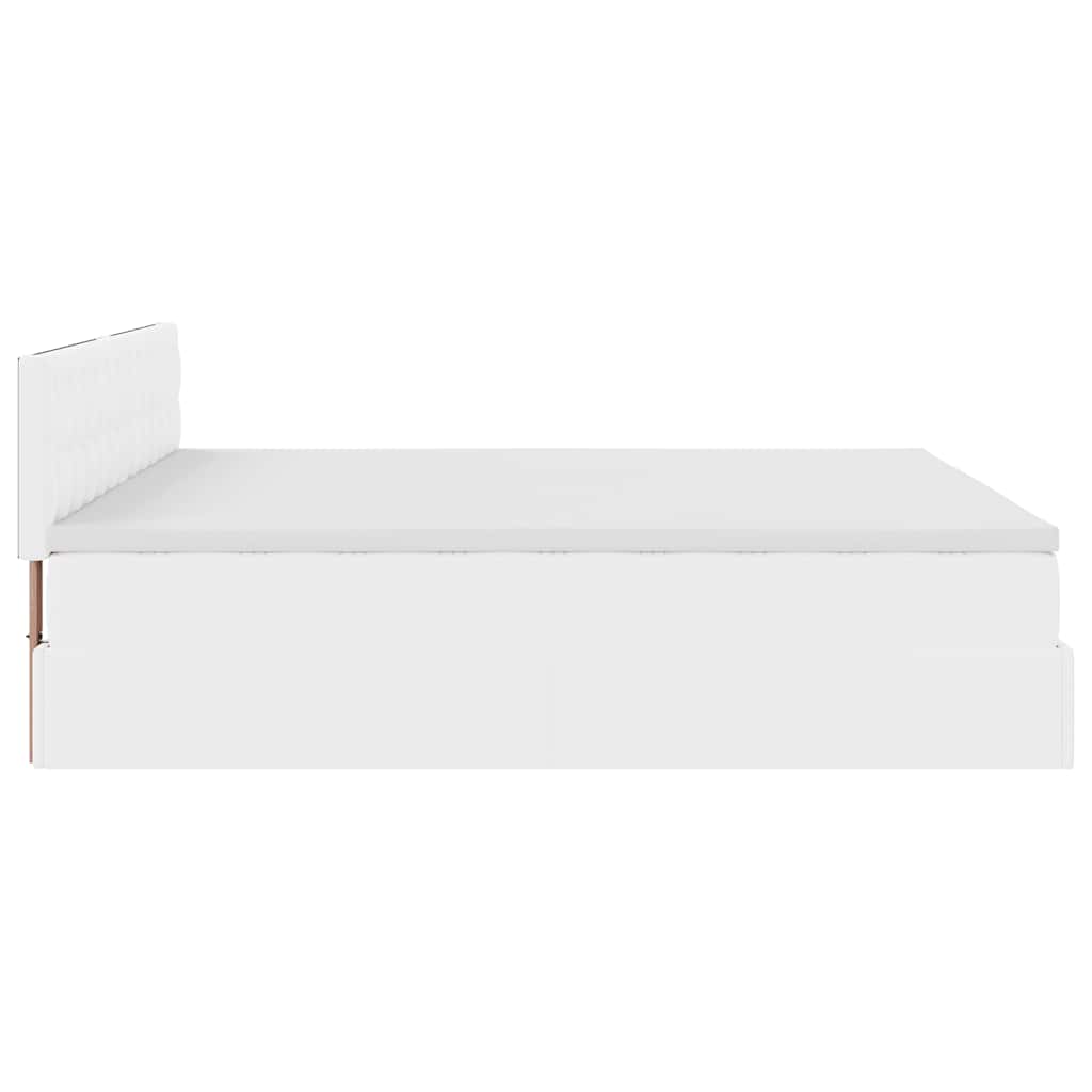 Otomanski krevet s madracima i LED 160x200cm umjetna koža