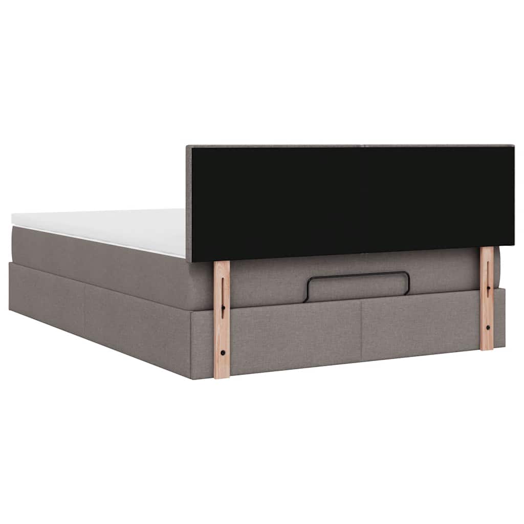 Otomanski krevet s madracem i LED diodama tupe 140x190 cm