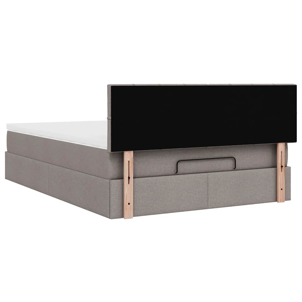 Otomanski krevet s madracem i LED diodama tupe 140x190 cm