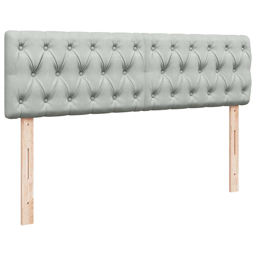 Otomanski krevet s madracem i LED 140x190 cm baršunasti