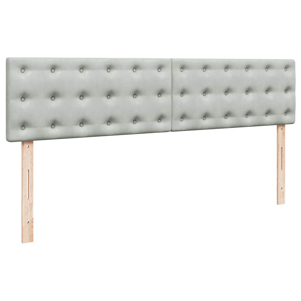 Otomanski krevet s madracem&LED 160x200 cm baršunasti