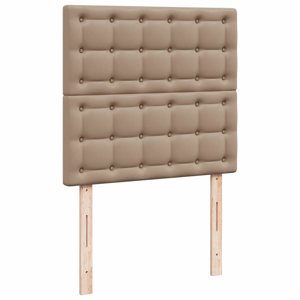 Otomanski krevet s madracem cappuccina 90x190cm umjetna koža