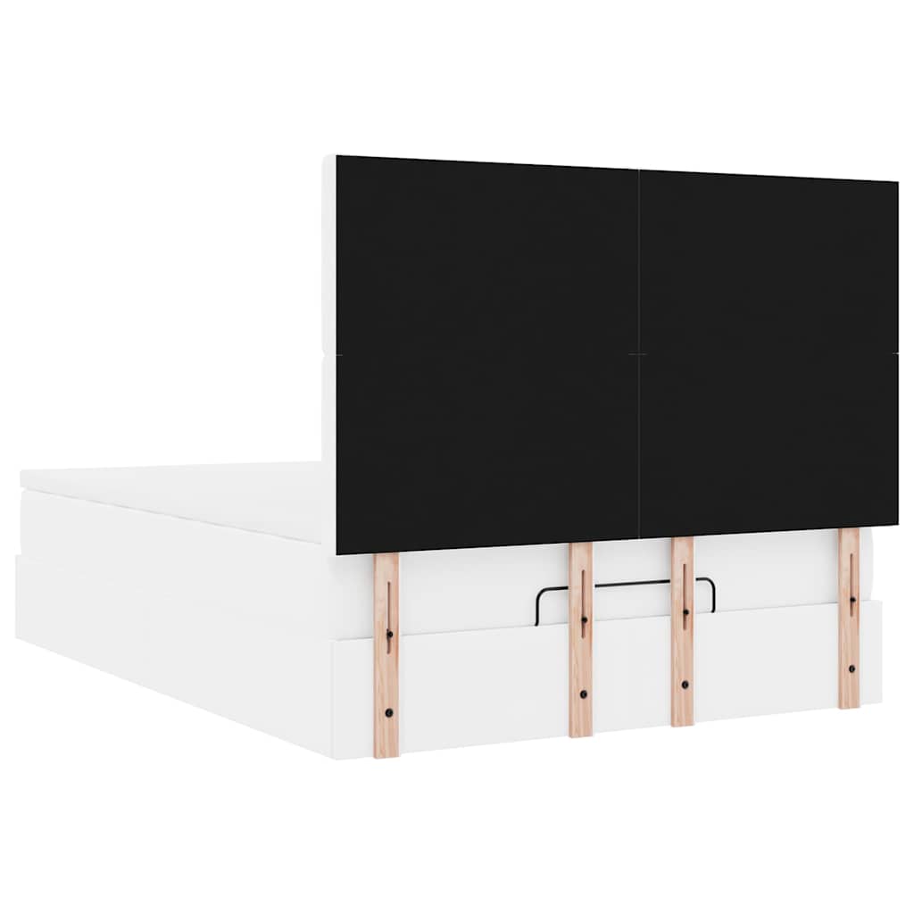 Otomanski krevet s madracima i LED 140x190cm umjetna koža