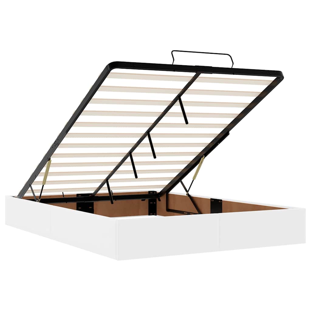 Otomanski krevet s madracima i LED 140x190cm umjetna koža