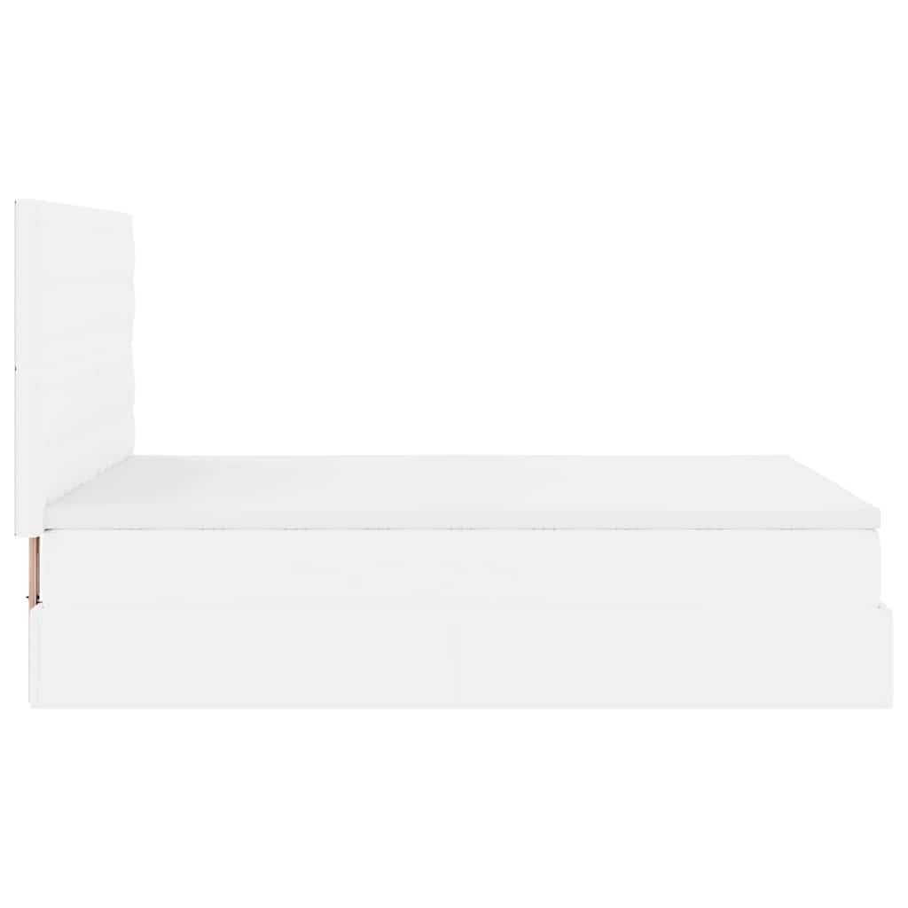Otomanski krevet s madracima i LED 140x190cm umjetna koža