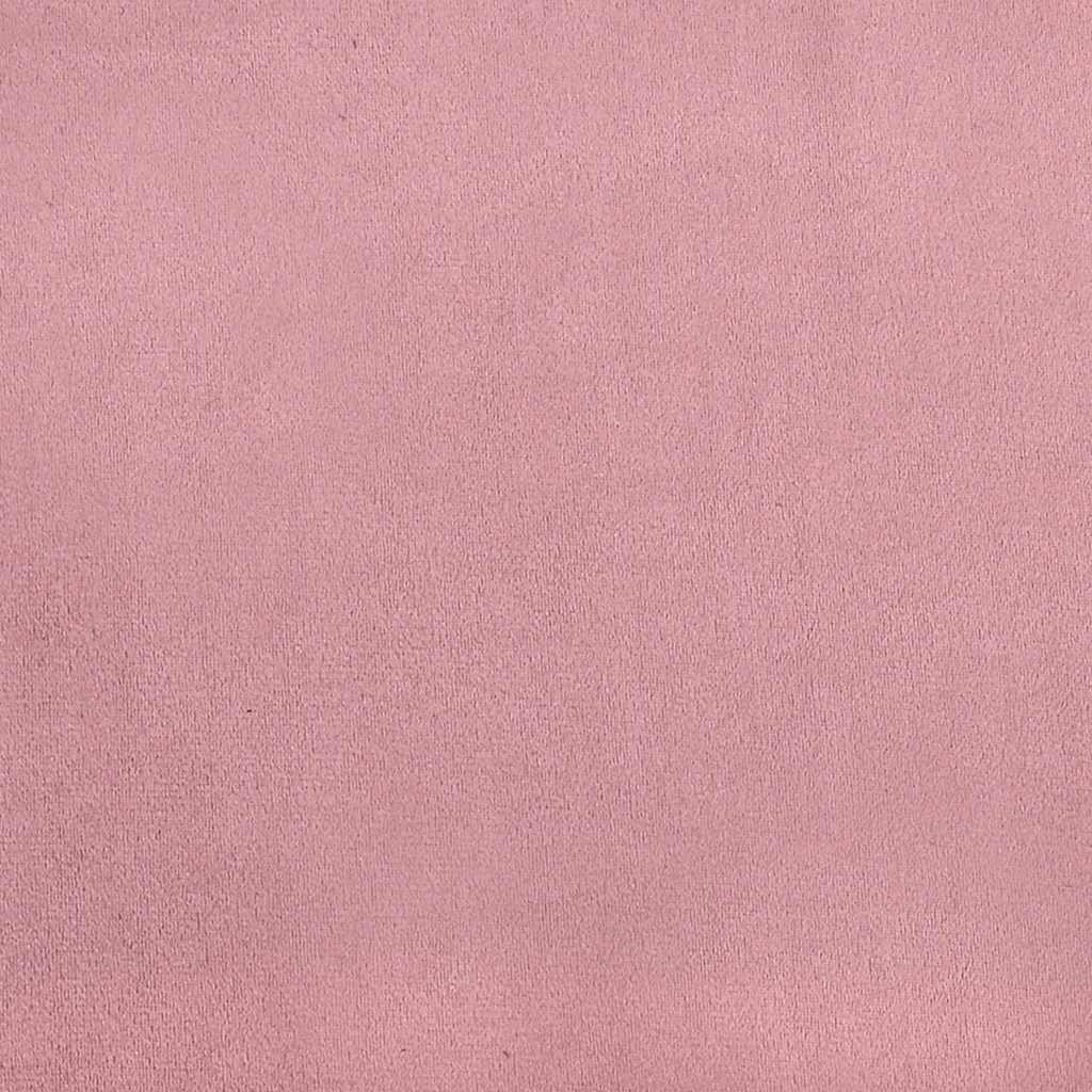 Okvir kreveta s madracima ružičasti 90x200cm baršunasti