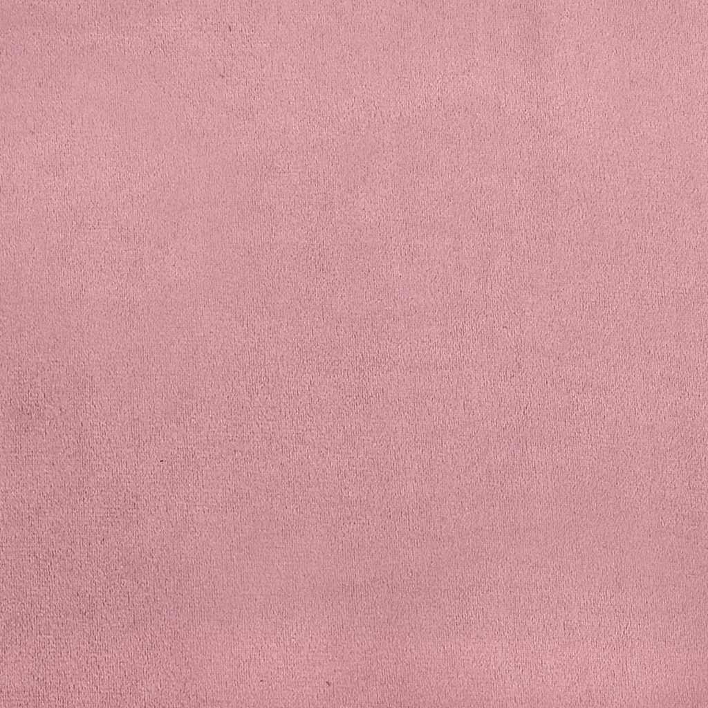 Okvir kreveta s madracima ružičasti 200x200cm baršunasti
