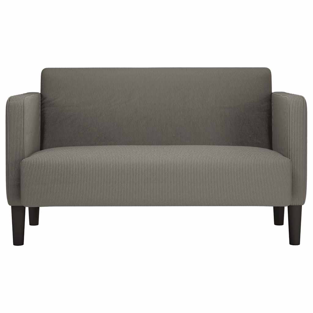 Dvosjed kauč svijetlosiva 109 cm samt tkanina