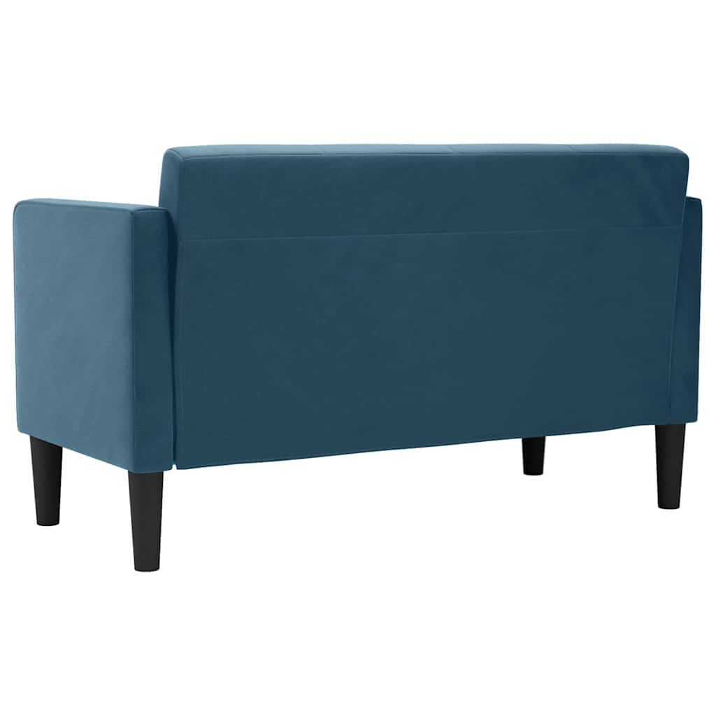 Dvosjed Plavi 111 cm Baršun