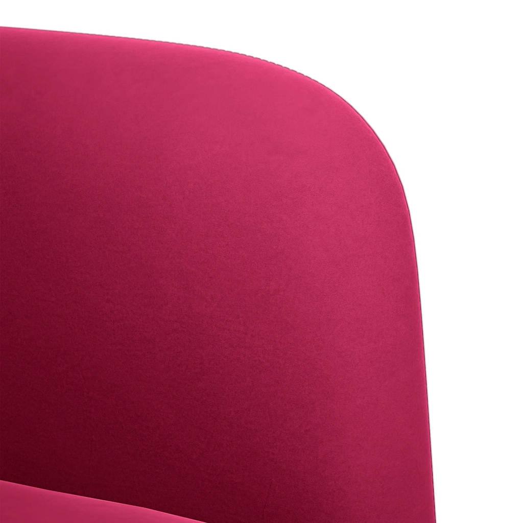 Dvosjed, sofa, vino crvena, 109 cm, baršun