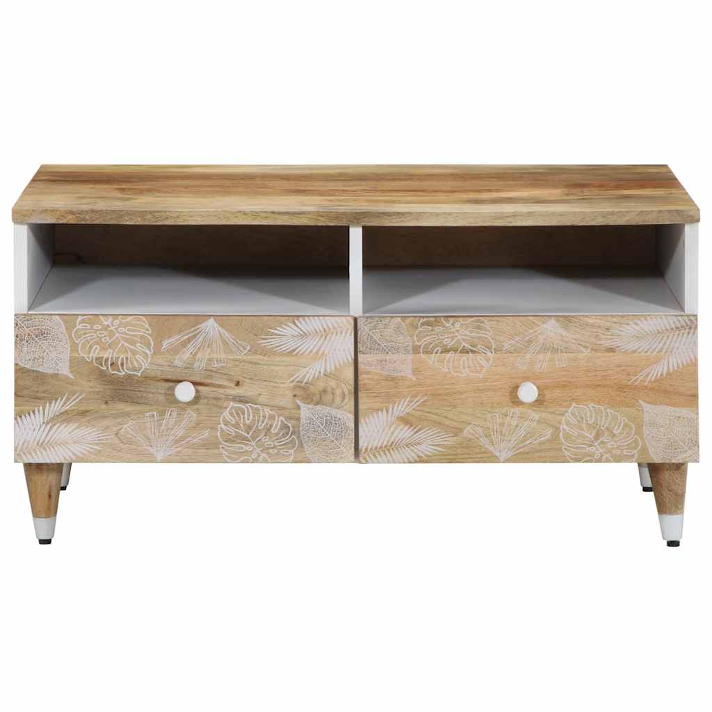 Stolić za kavu 80 x 54 x 40 cm od masivnog drva manga