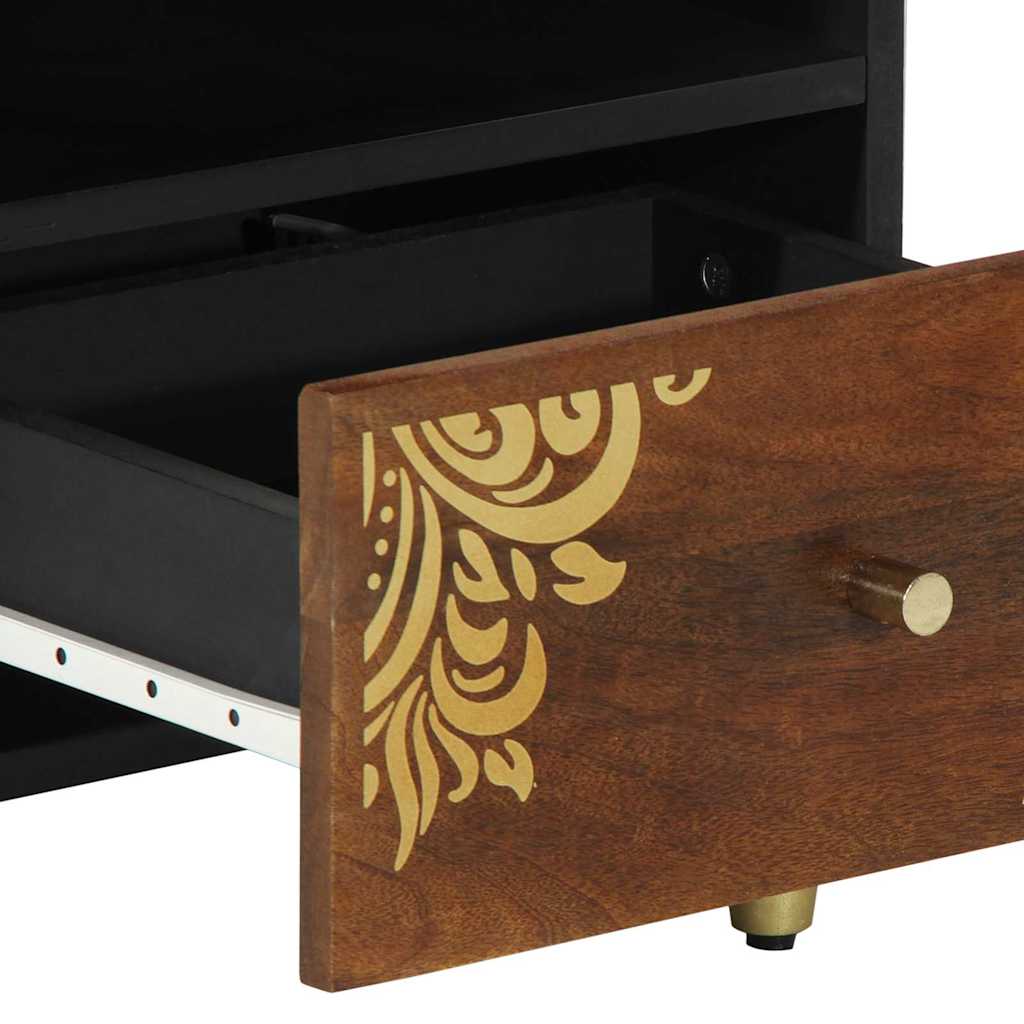 Noćni ormar s ladicama 2 pcs Medeno smeđa 40 x 33 x 46 cm