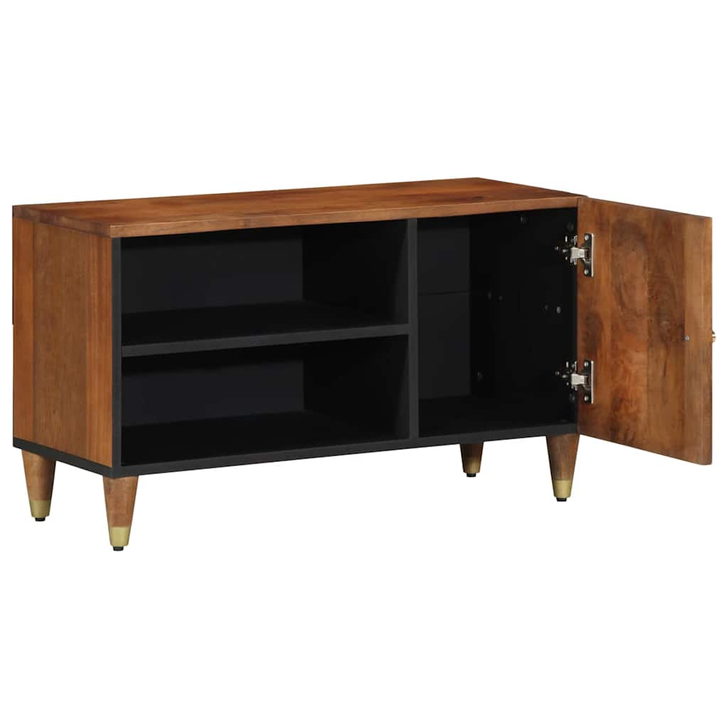 TV ormar Medeno smeđa 80 x 33 x 46 cm Čvrsto drvo manga