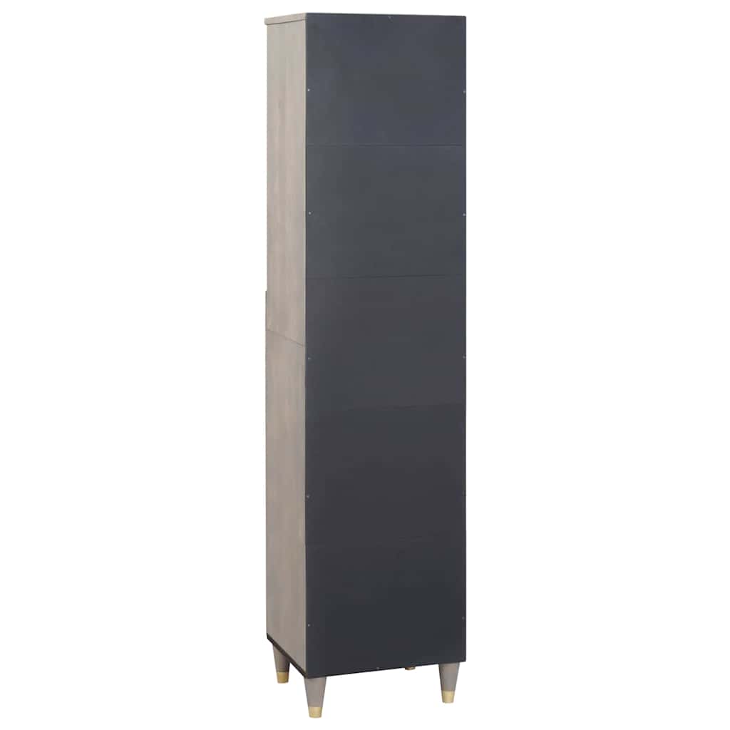 Kupaonski ormar Siva 38 x 33 x 160 cm Čvrsto drvo manga