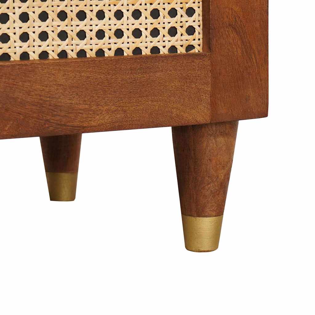Noćni ormar 2 pcs Smeđa 40 x 33,5 x 46 cm Čvrsto drvo akacije