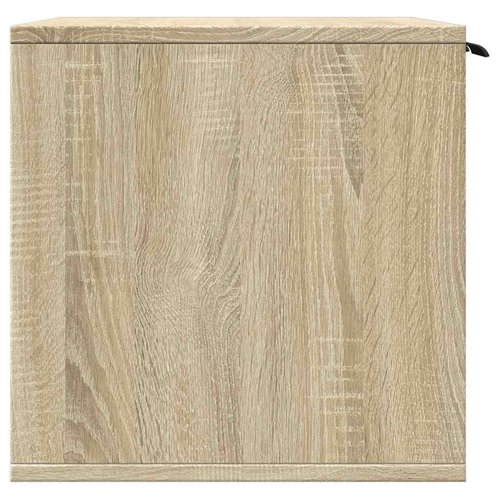 Kutija z mačji pijesak boja hrasta 60x40x40cm konstruirano drvo