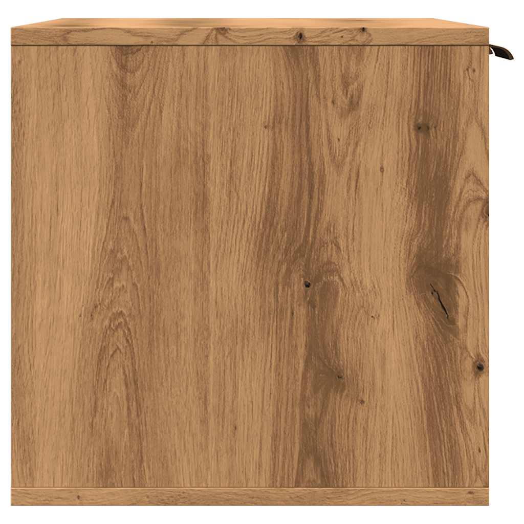 Kutija z mačji pijesak boja hrasta 60x40x40cm konstruirano drvo
