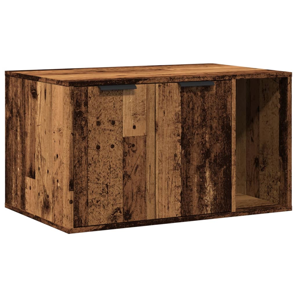 Kutija za mačji pijesak boja drva 80x50x45 cm konstruirano drvo