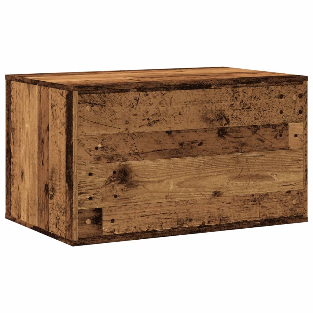 Kutija za mačji pijesak boja drva 80x50x45 cm konstruirano drvo