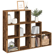 Sobna pregrada/regal za knjige 3 razina 137,5x29x103,5cm drveni